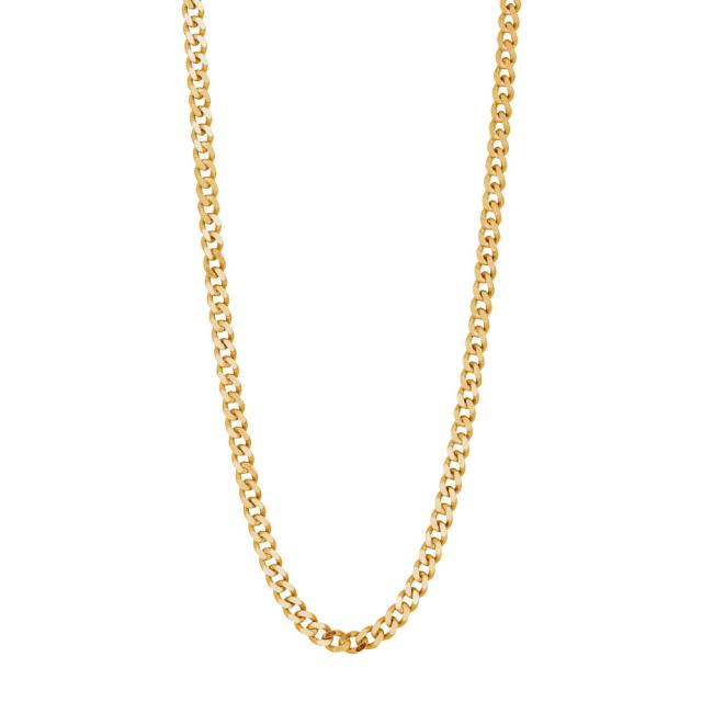 NORDAHL Vergoldet Halskette PANZER52 3mm 50 cm