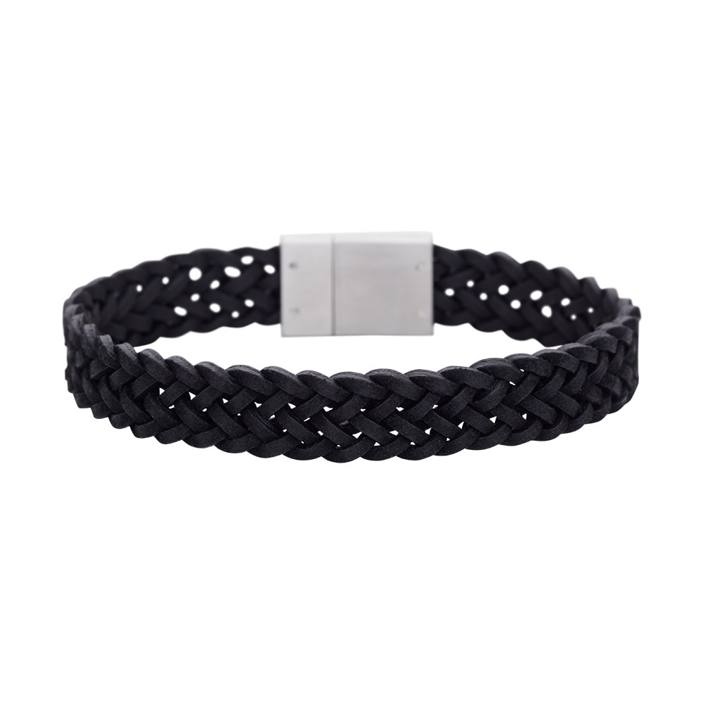 SON OF NOA SON HERREN ARMBAND SCHWARZES KALBSLEDER