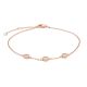 Joanli Nor Swarovski Damen Armband Amy Nor by JLN 4 mm rosévergoldet