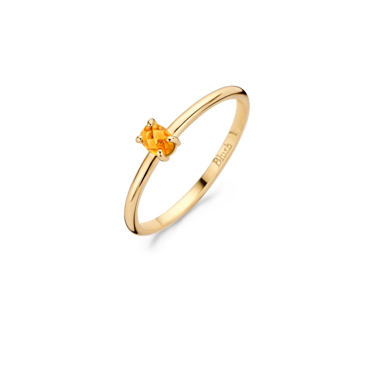 BLUSH RING MIT CITRIN 14K GOLD