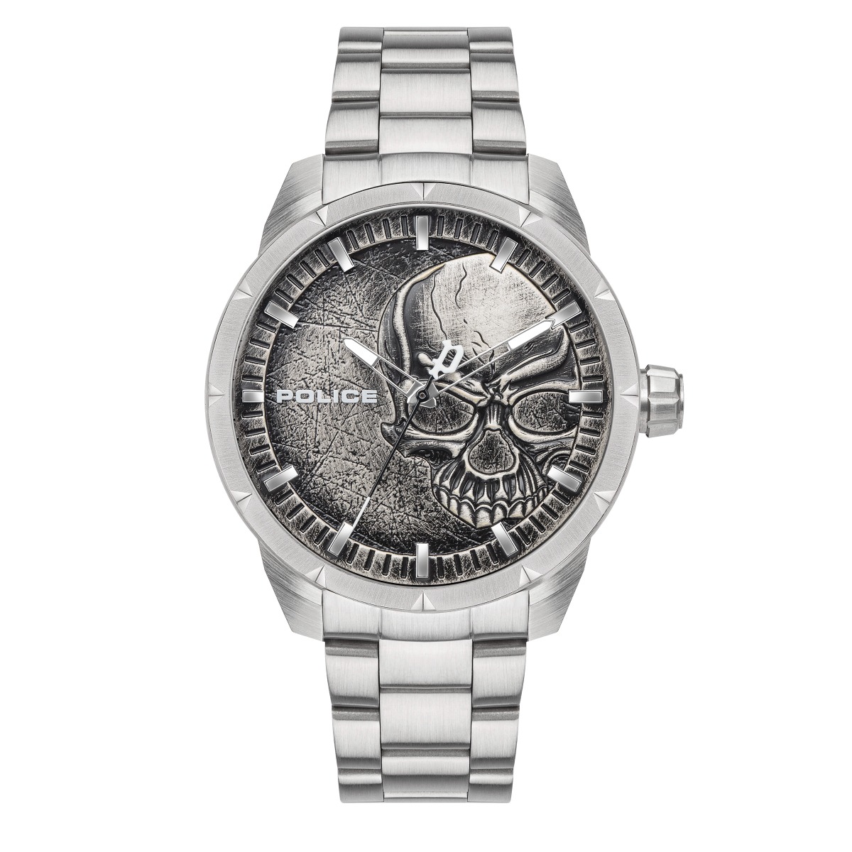  POLICE HERRENUHR NEIST - TOTENKOPF SILBER