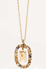 PDPAOLA Buchstaben Halskette Gold Buchstabe